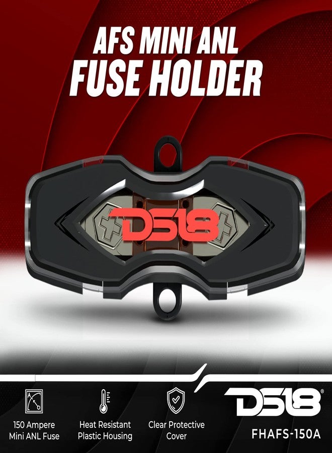DS18 FHAFS-150A Round AFS Mini ANL Fuse Holder 4/8GA in - 4/8GA Out with 150A Fuse - Image 2